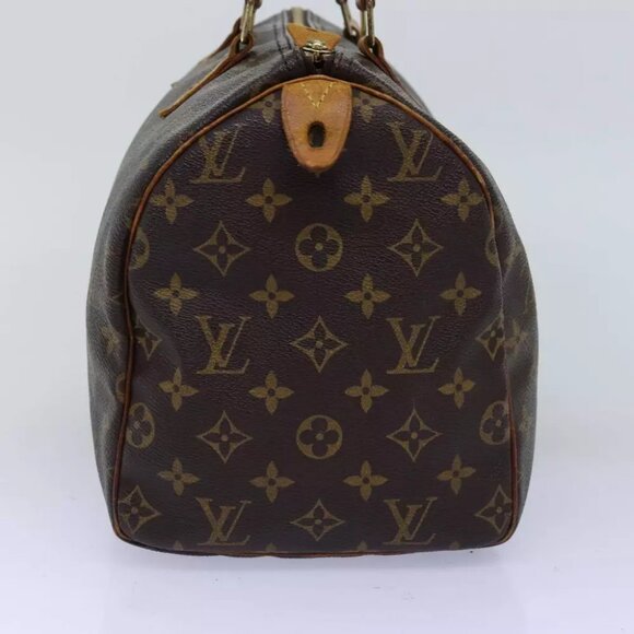 LOUIS VUITTON Monogram Speedy 30 Hand Bag M41526 LV Auth 74168 - Picture 5 of 16